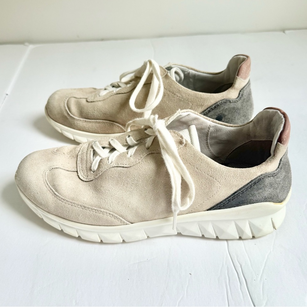 Naot Z2644 Womens Sand Stone Suede Infinity Colorblock Sneaker Size 39 - Picture 3 of 6